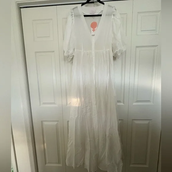 NWT Selkie The Ivory Sunroom Gown - Picture 6 of 12